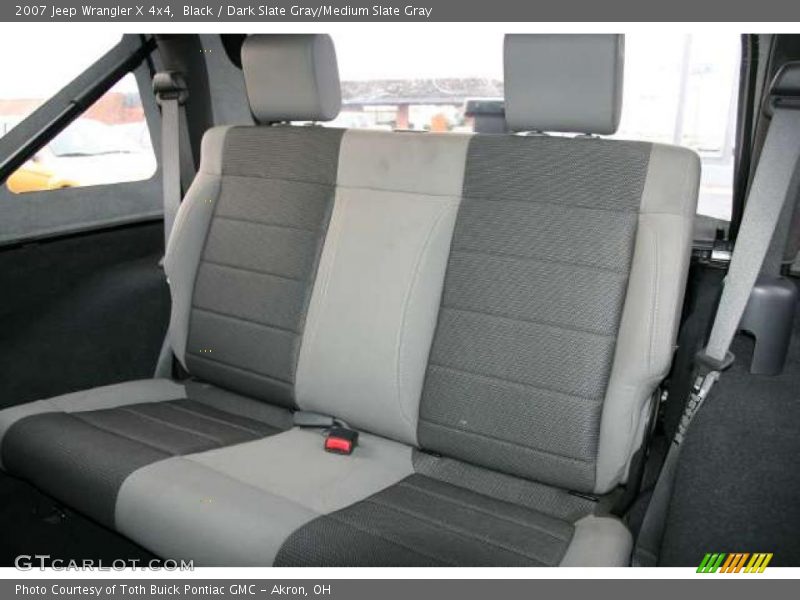 Black / Dark Slate Gray/Medium Slate Gray 2007 Jeep Wrangler X 4x4