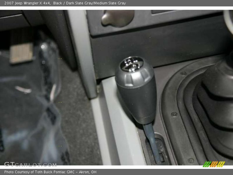 Black / Dark Slate Gray/Medium Slate Gray 2007 Jeep Wrangler X 4x4