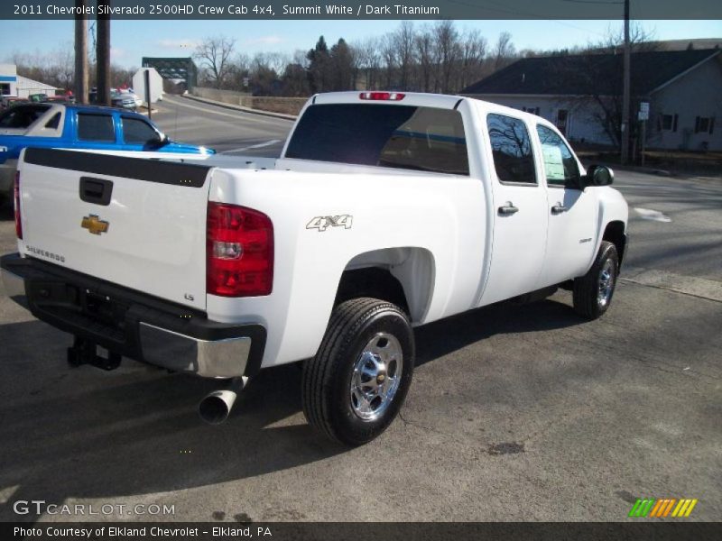 Summit White / Dark Titanium 2011 Chevrolet Silverado 2500HD Crew Cab 4x4