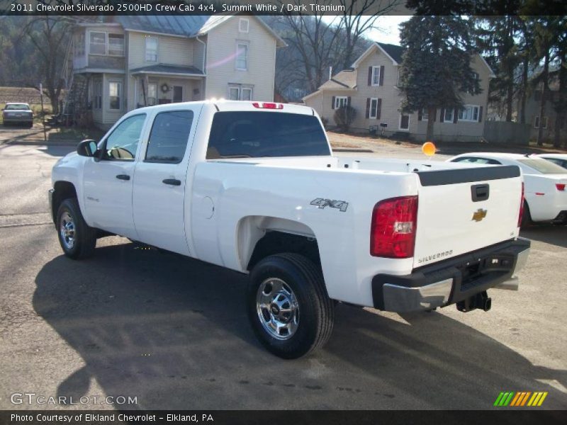 Summit White / Dark Titanium 2011 Chevrolet Silverado 2500HD Crew Cab 4x4