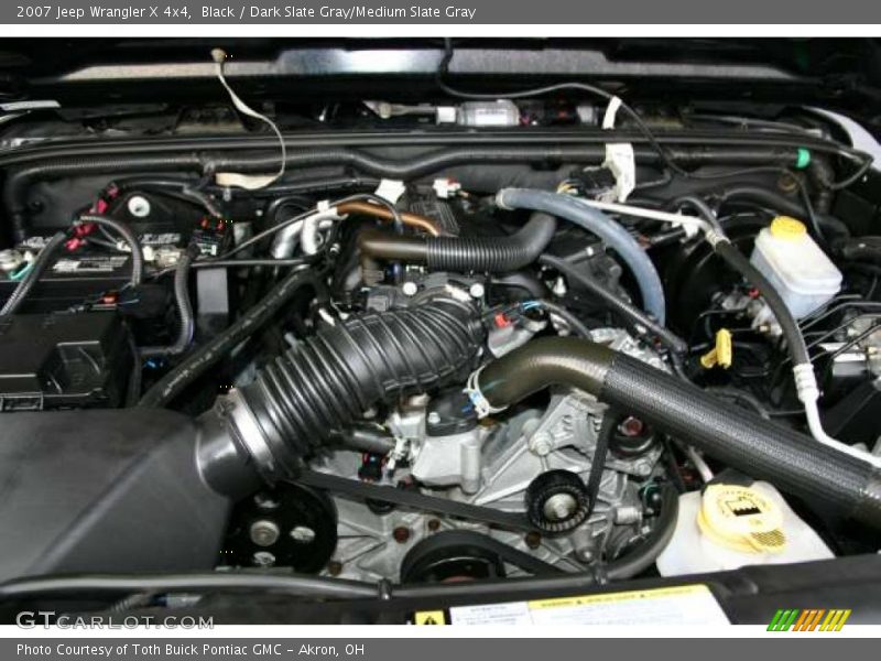 Black / Dark Slate Gray/Medium Slate Gray 2007 Jeep Wrangler X 4x4