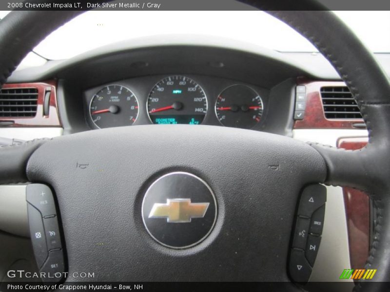 Dark Silver Metallic / Gray 2008 Chevrolet Impala LT