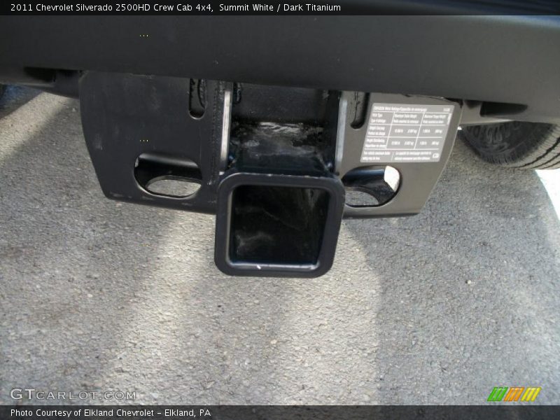 Summit White / Dark Titanium 2011 Chevrolet Silverado 2500HD Crew Cab 4x4