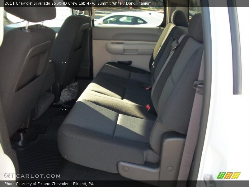 Summit White / Dark Titanium 2011 Chevrolet Silverado 2500HD Crew Cab 4x4