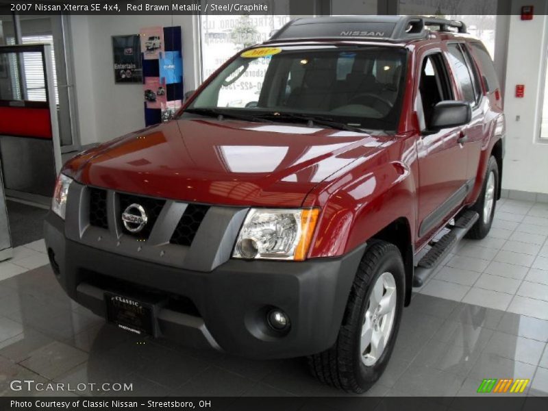 Red Brawn Metallic / Steel/Graphite 2007 Nissan Xterra SE 4x4