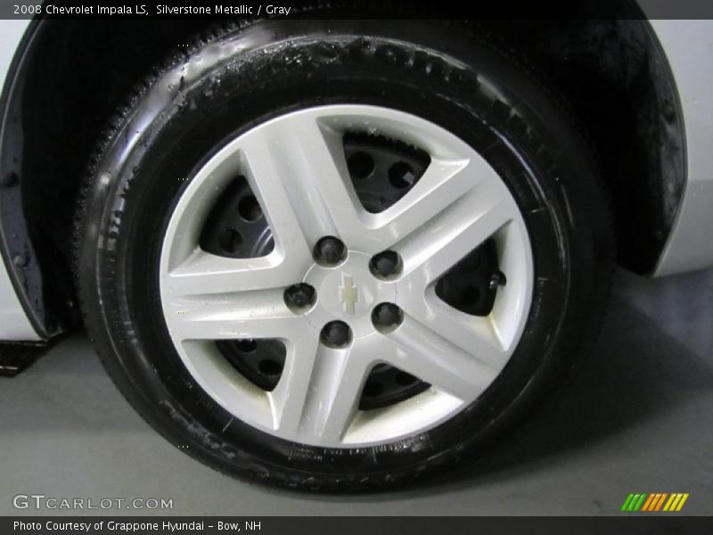 Silverstone Metallic / Gray 2008 Chevrolet Impala LS