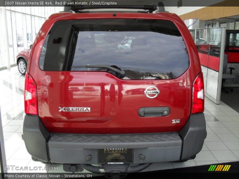 Red Brawn Metallic / Steel/Graphite 2007 Nissan Xterra SE 4x4