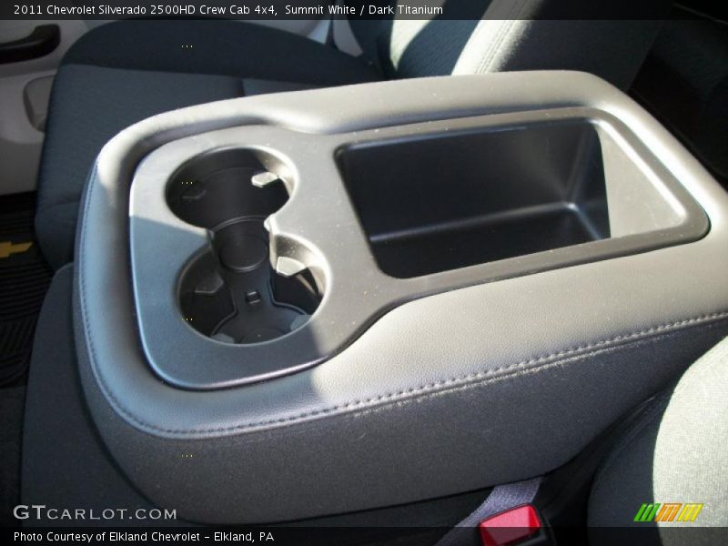 Summit White / Dark Titanium 2011 Chevrolet Silverado 2500HD Crew Cab 4x4