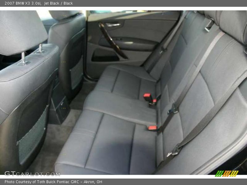 Jet Black / Black 2007 BMW X3 3.0si