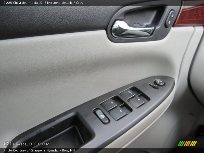 Silverstone Metallic / Gray 2008 Chevrolet Impala LS