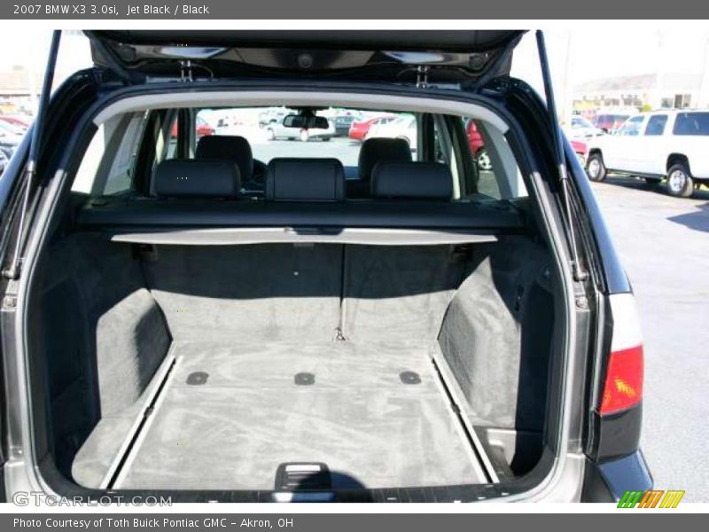 Jet Black / Black 2007 BMW X3 3.0si