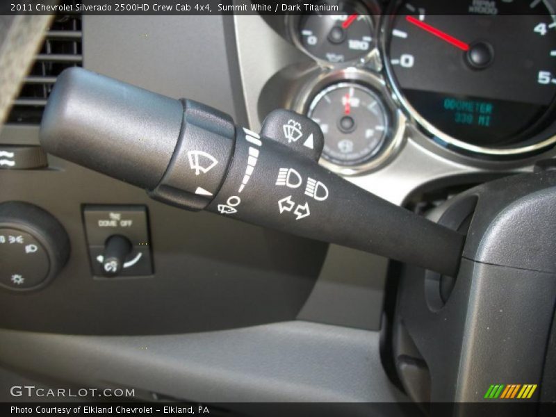 Summit White / Dark Titanium 2011 Chevrolet Silverado 2500HD Crew Cab 4x4