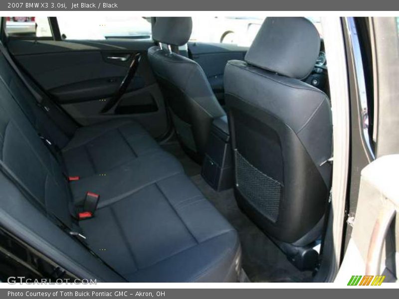 Jet Black / Black 2007 BMW X3 3.0si
