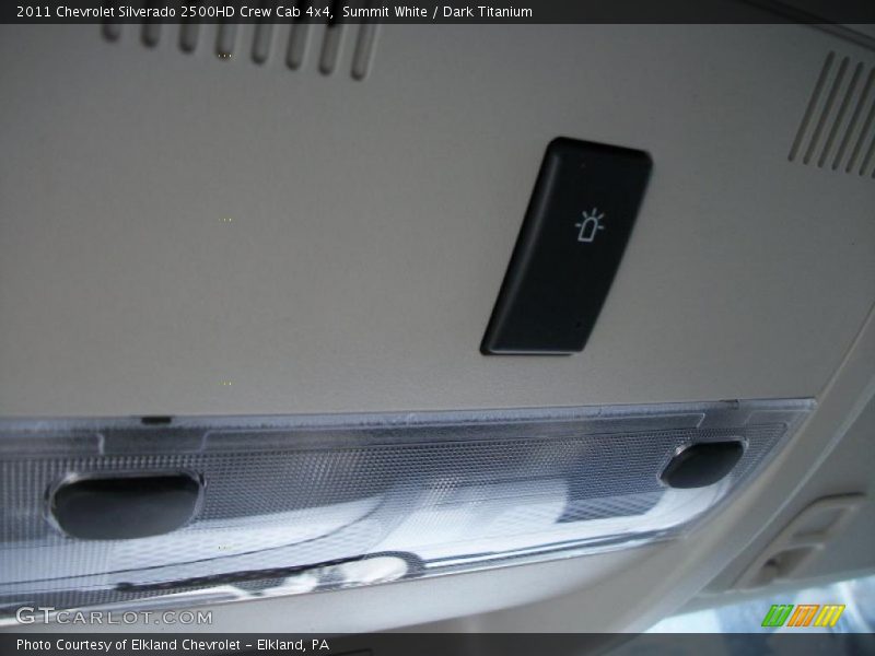 Summit White / Dark Titanium 2011 Chevrolet Silverado 2500HD Crew Cab 4x4
