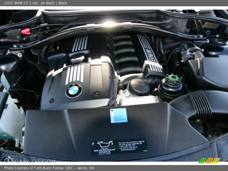 Jet Black / Black 2007 BMW X3 3.0si