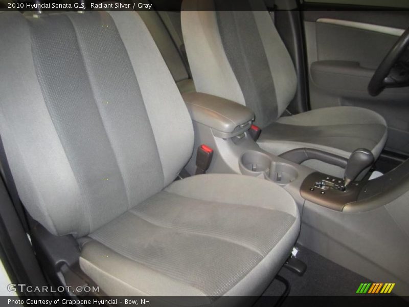 Radiant Silver / Gray 2010 Hyundai Sonata GLS