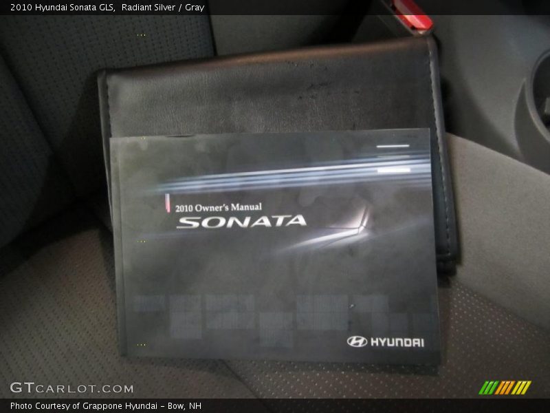 Radiant Silver / Gray 2010 Hyundai Sonata GLS