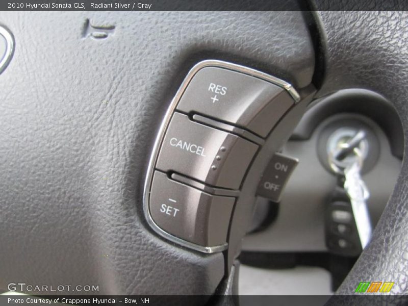Radiant Silver / Gray 2010 Hyundai Sonata GLS
