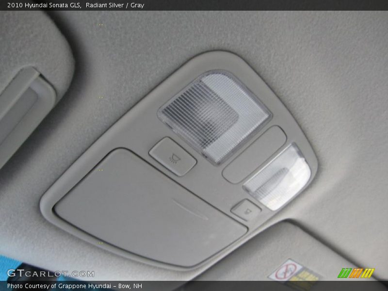 Radiant Silver / Gray 2010 Hyundai Sonata GLS