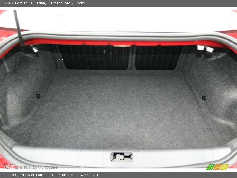 Crimson Red / Ebony 2007 Pontiac G6 Sedan