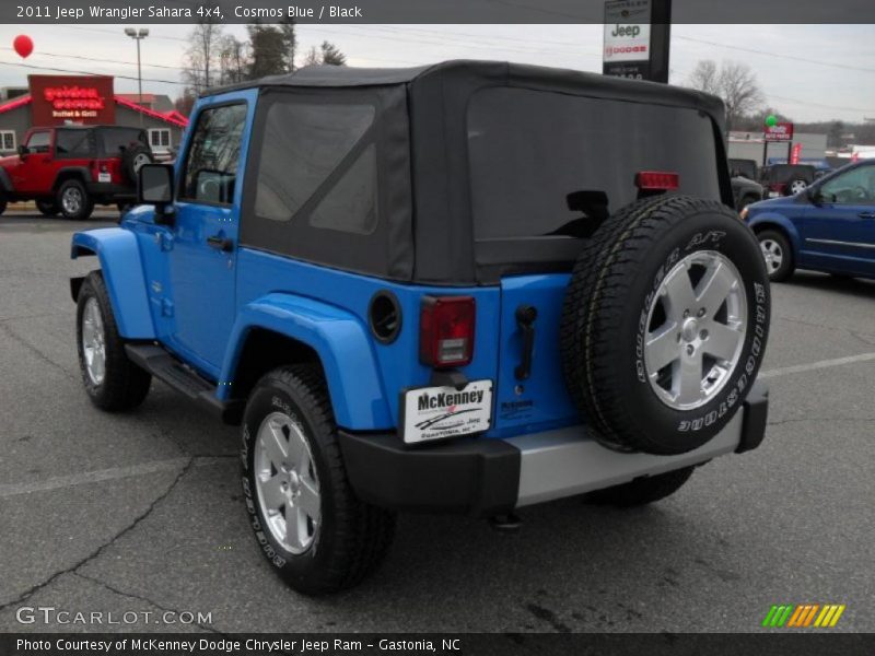 Cosmos Blue / Black 2011 Jeep Wrangler Sahara 4x4