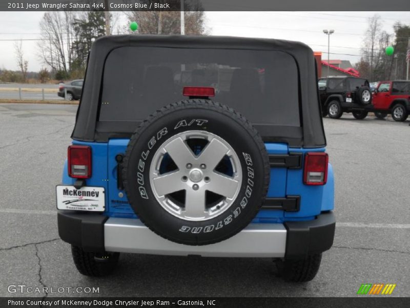 Cosmos Blue / Black 2011 Jeep Wrangler Sahara 4x4