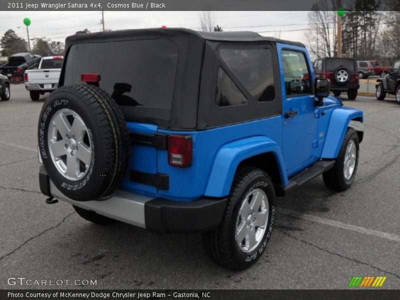 Cosmos Blue / Black 2011 Jeep Wrangler Sahara 4x4