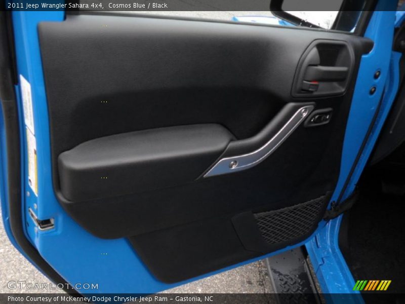 Cosmos Blue / Black 2011 Jeep Wrangler Sahara 4x4