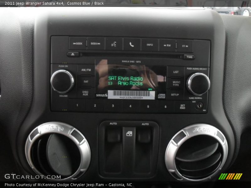 Cosmos Blue / Black 2011 Jeep Wrangler Sahara 4x4