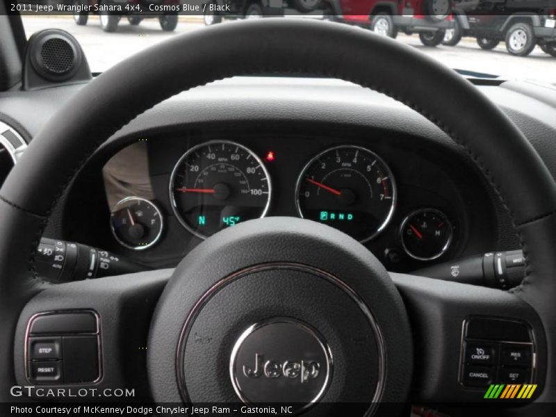 Cosmos Blue / Black 2011 Jeep Wrangler Sahara 4x4