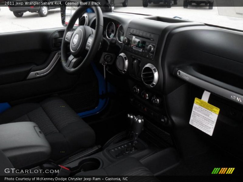 Cosmos Blue / Black 2011 Jeep Wrangler Sahara 4x4