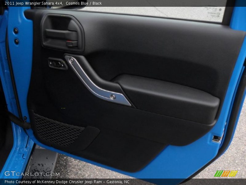 Cosmos Blue / Black 2011 Jeep Wrangler Sahara 4x4