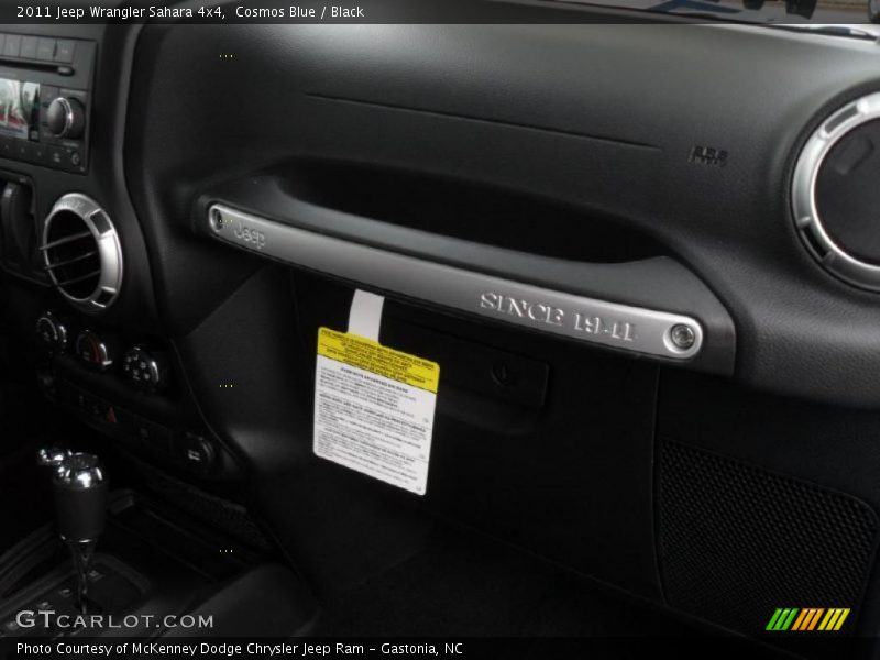 Cosmos Blue / Black 2011 Jeep Wrangler Sahara 4x4
