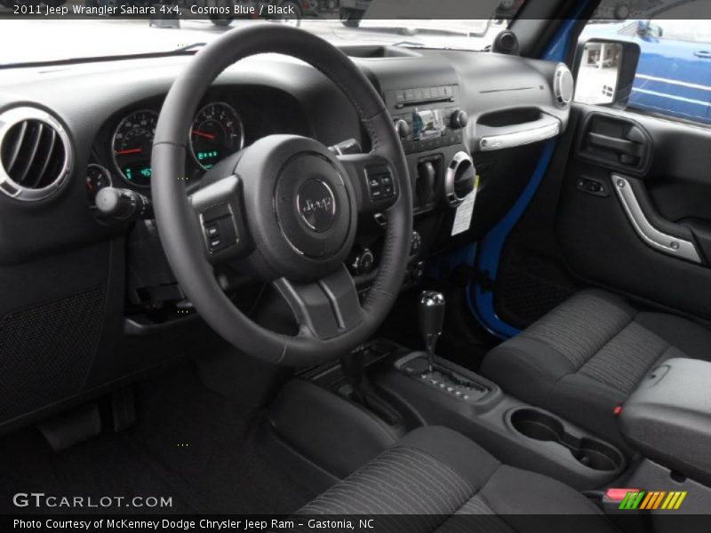  2011 Wrangler Sahara 4x4 Black Interior