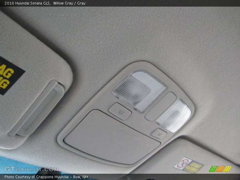 Willow Gray / Gray 2010 Hyundai Sonata GLS