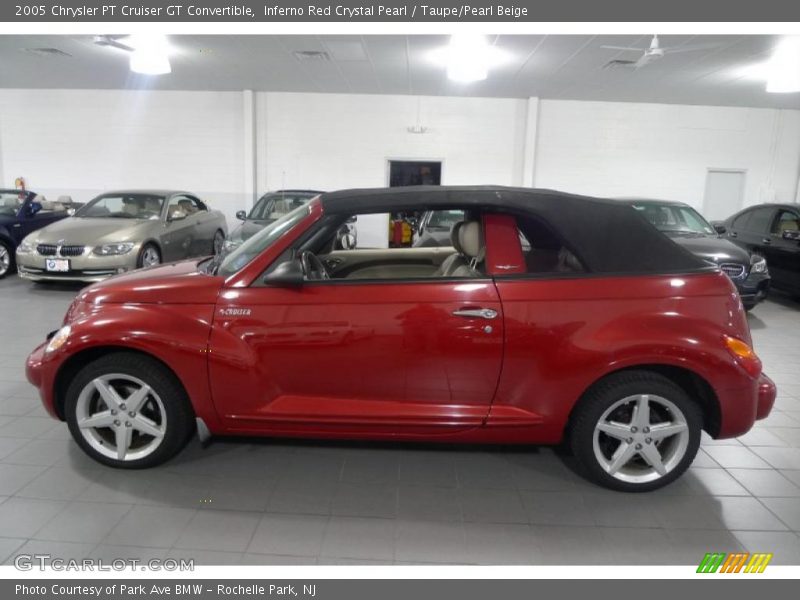  2005 PT Cruiser GT Convertible Inferno Red Crystal Pearl