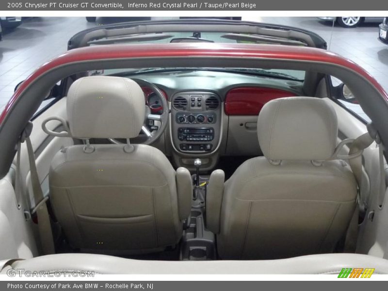 Inferno Red Crystal Pearl / Taupe/Pearl Beige 2005 Chrysler PT Cruiser GT Convertible