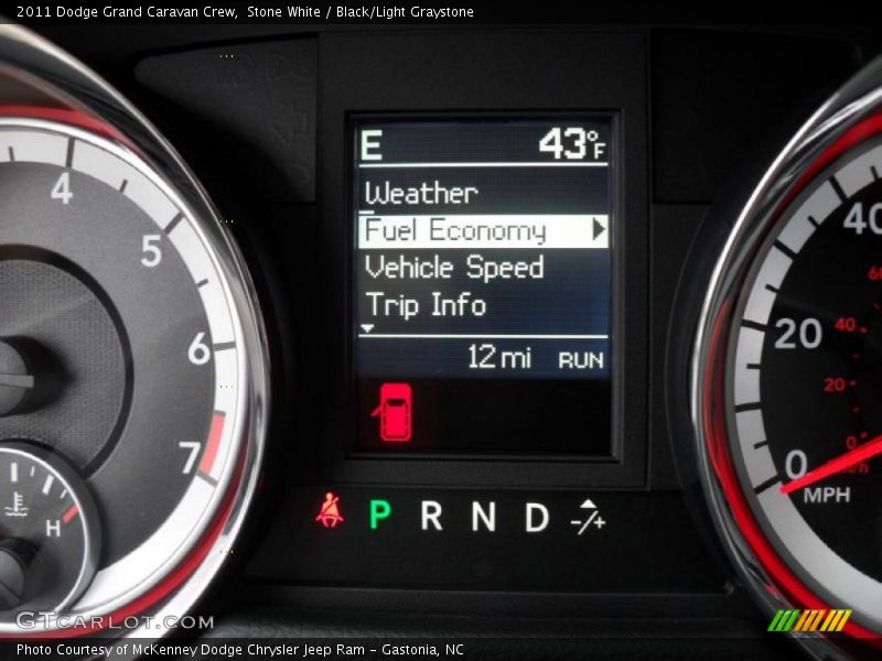 Stone White / Black/Light Graystone 2011 Dodge Grand Caravan Crew
