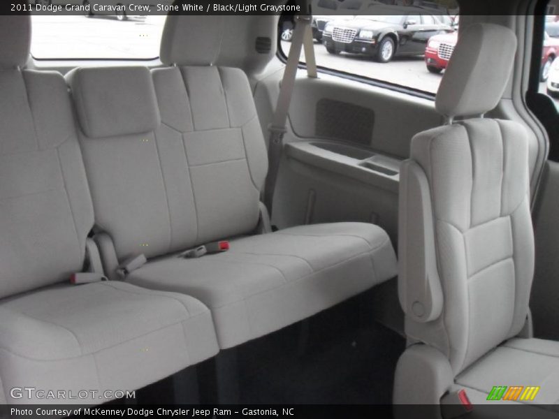  2011 Grand Caravan Crew Black/Light Graystone Interior