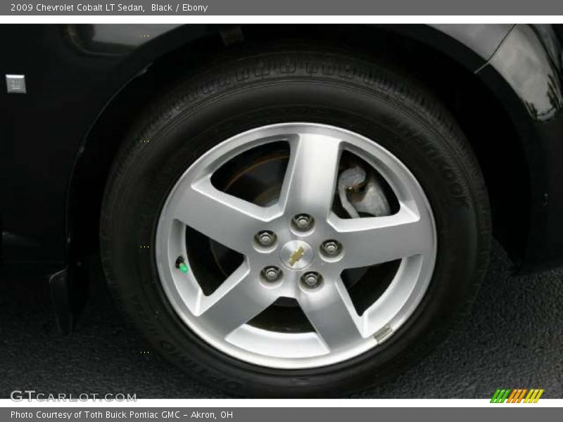 Black / Ebony 2009 Chevrolet Cobalt LT Sedan