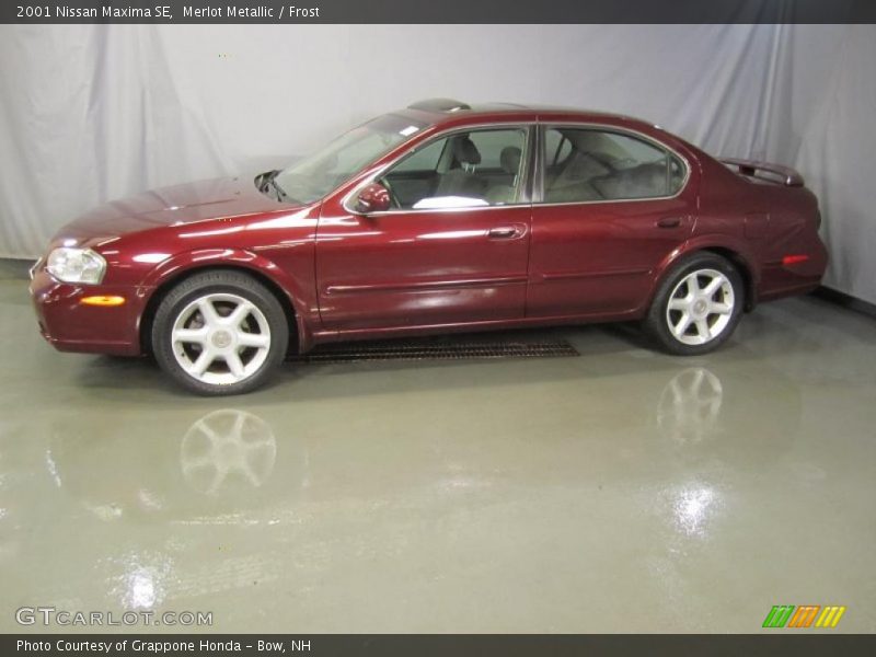 Merlot Metallic / Frost 2001 Nissan Maxima SE