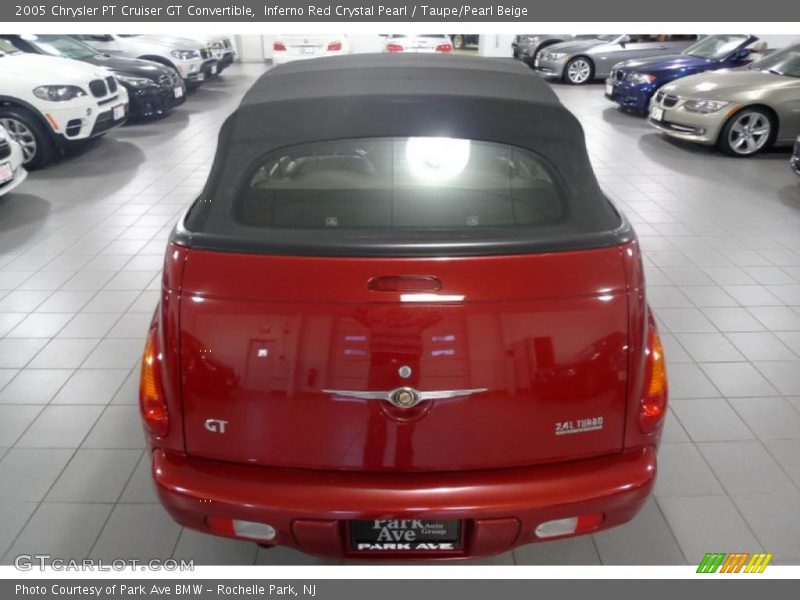 Inferno Red Crystal Pearl / Taupe/Pearl Beige 2005 Chrysler PT Cruiser GT Convertible