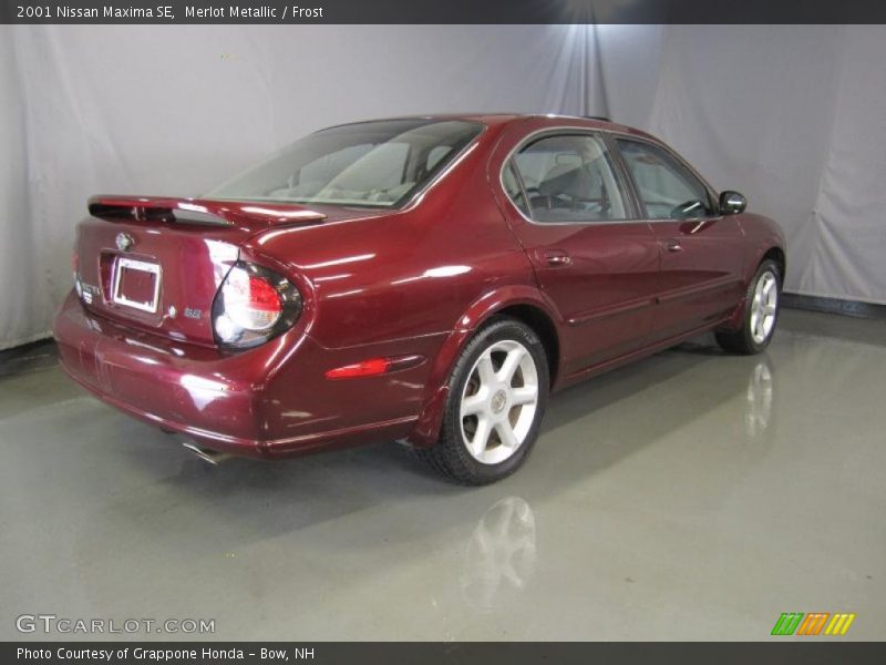 Merlot Metallic / Frost 2001 Nissan Maxima SE