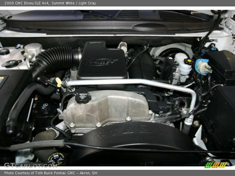 Summit White / Light Gray 2009 GMC Envoy SLE 4x4