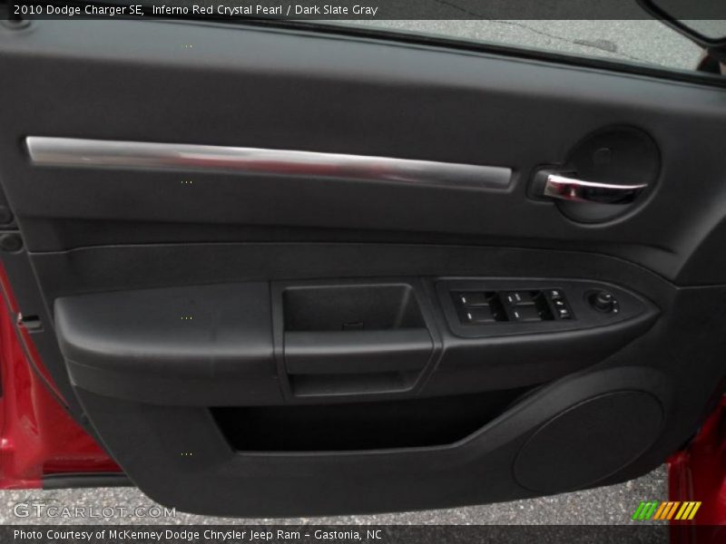 Inferno Red Crystal Pearl / Dark Slate Gray 2010 Dodge Charger SE