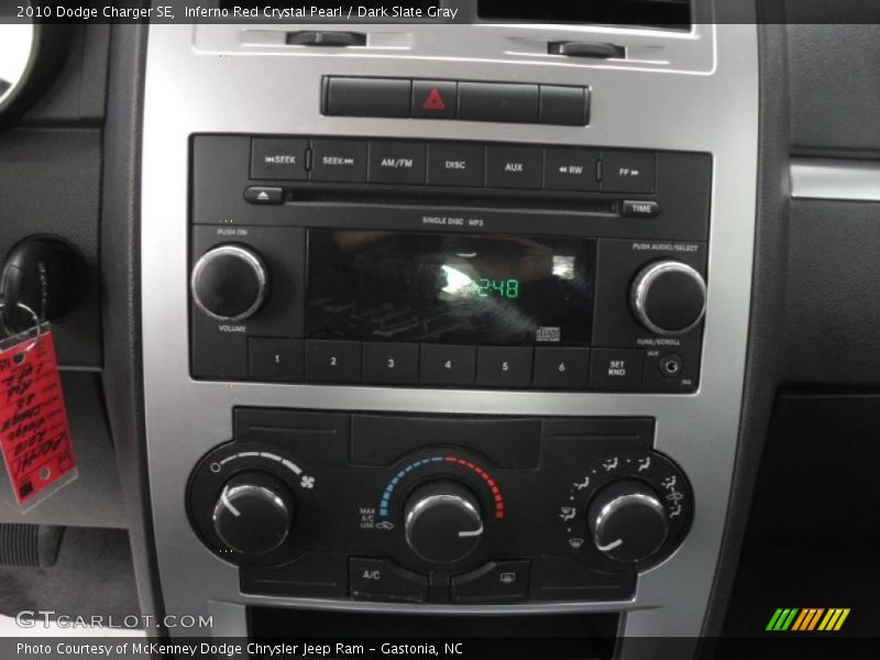 Inferno Red Crystal Pearl / Dark Slate Gray 2010 Dodge Charger SE