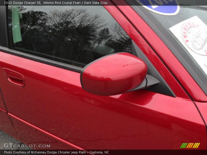 Inferno Red Crystal Pearl / Dark Slate Gray 2010 Dodge Charger SE