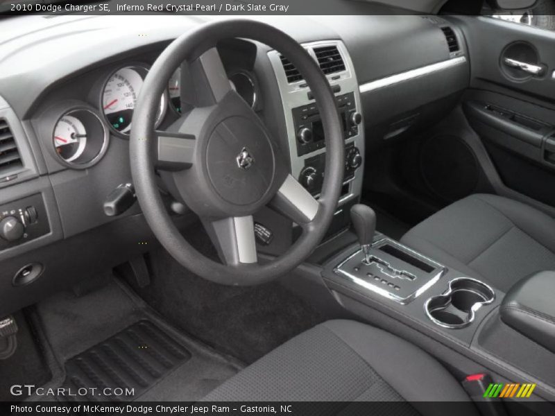 Inferno Red Crystal Pearl / Dark Slate Gray 2010 Dodge Charger SE