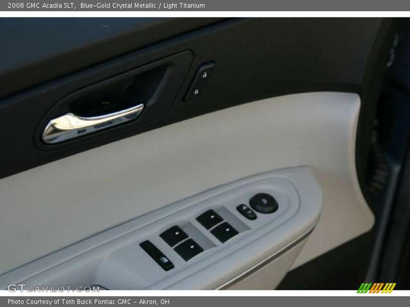 Blue-Gold Crystal Metallic / Light Titanium 2008 GMC Acadia SLT