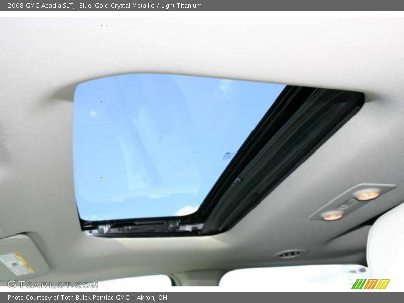 Blue-Gold Crystal Metallic / Light Titanium 2008 GMC Acadia SLT